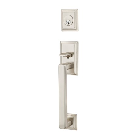 Emtek Satin Nickel Handleset, 4203HECUS15LH 4203HECUS15LH
